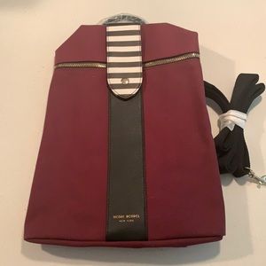 Henri Bendel Small Backpack (Burgundy) NEW